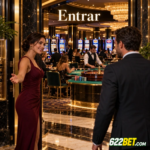 Campos de e-mail e senha na entrada da conta 622bet